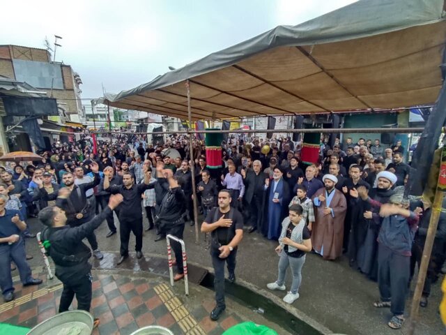 آئین سنتی طشت‌گذاری در تالش برگزار شد