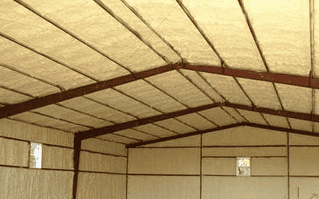 How to install glass wool in the attic roof