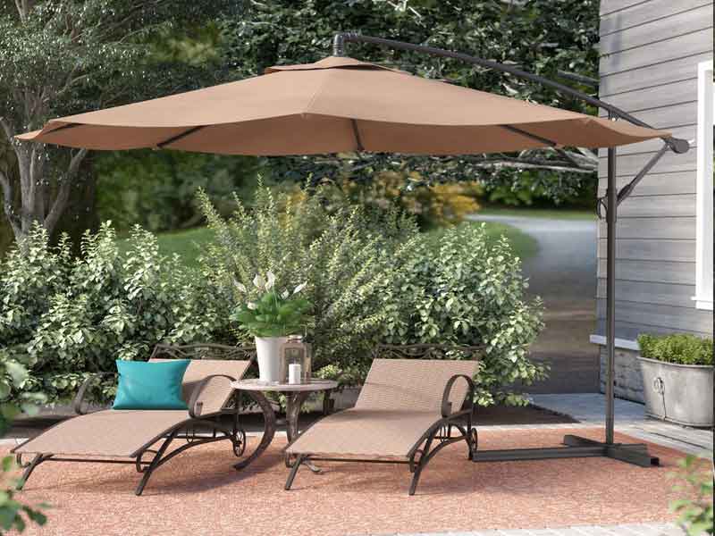 How to harness the umbrella canopy so that it is strong against the wind