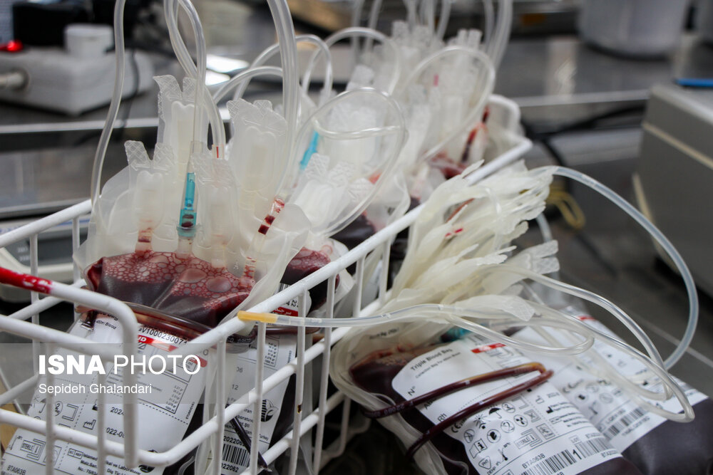 افزایش ذخایر خونی کشور به میانگین ۸ روز/ پاسخگویی به تمام نیازهای خونی بیمارستان‌ها