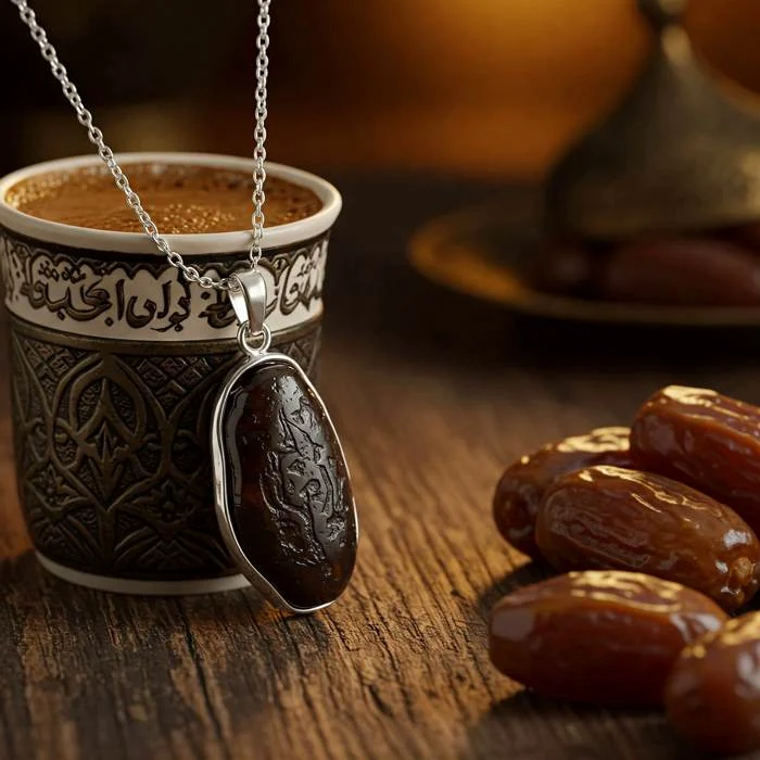 قهوه خواص عقیق یمنی رنگ قهوه ای