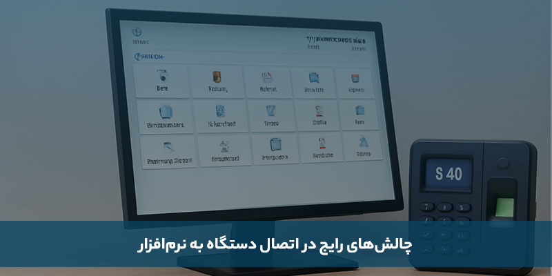 اتصال دستگاه حضور و غیاب به نرم افزار حضور و غیاب