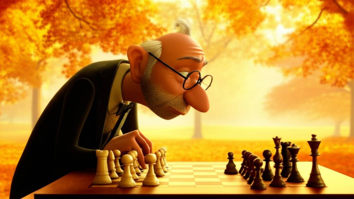 معرفی انیمیشن کوتاه بازی گری (Geri's Game)