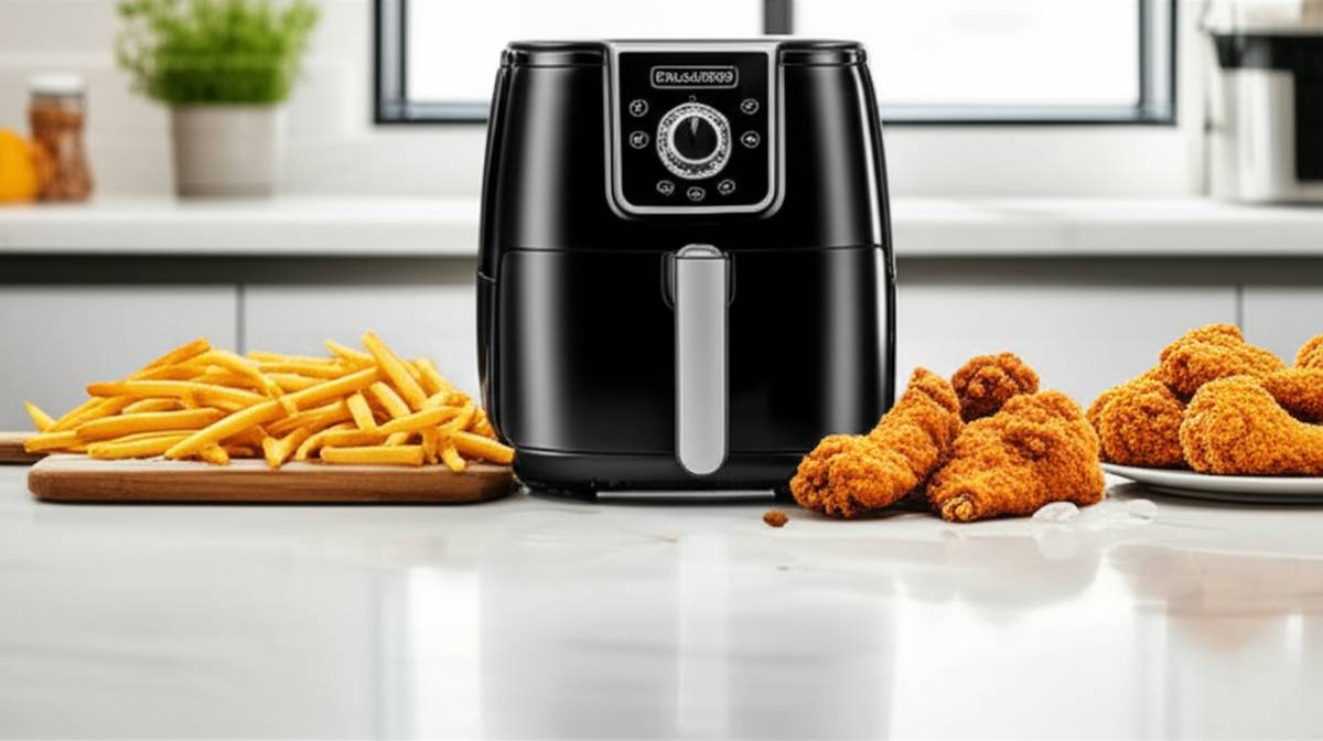 نقد و بررسی سرخ کن بدون روغن بلک اند دکر مدل Aer O Fry Advantage
