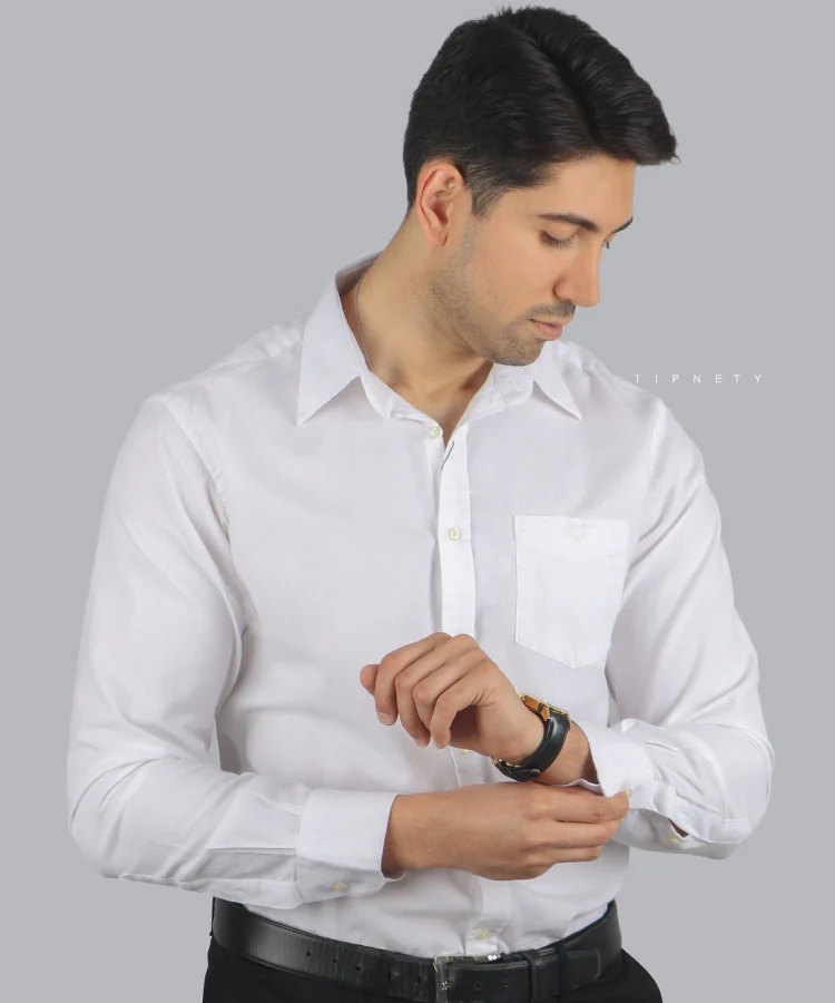 پیراهن چگونه پاپیون ساده را با پیراهن کلاسیک استفاده کنیم؟