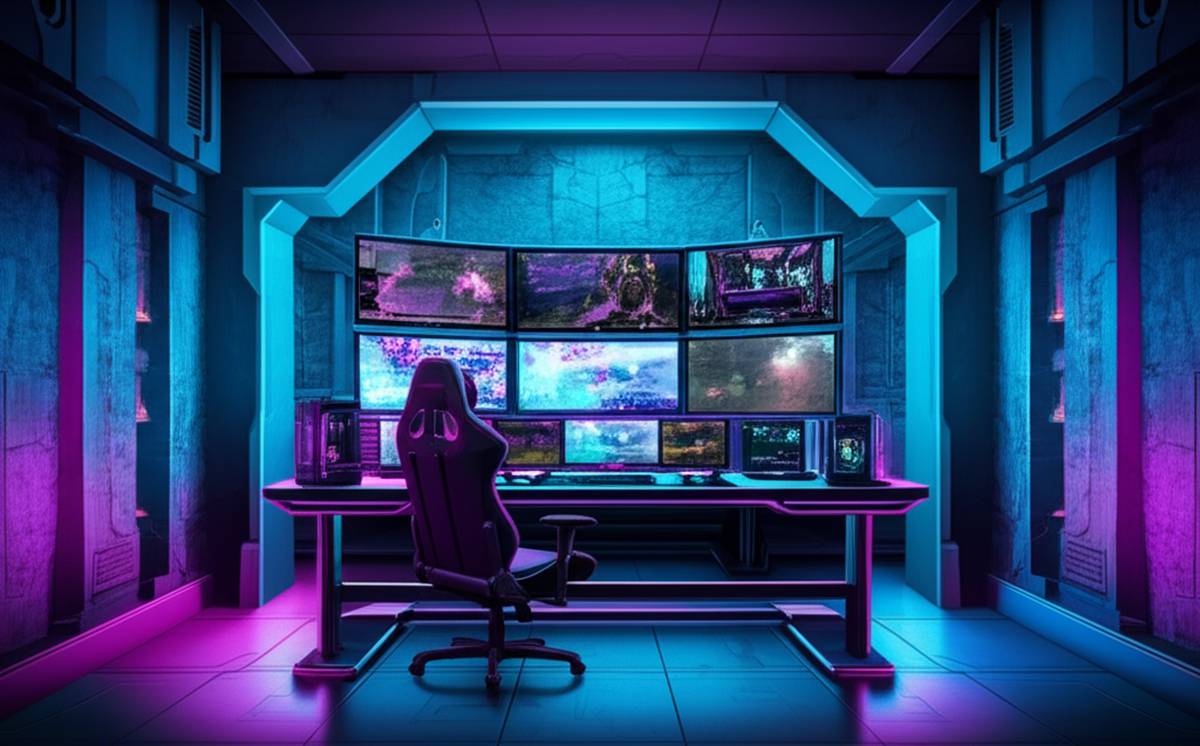 استایل تجهیزاتی و محیطی قلعه گیمینگ حرفه ای