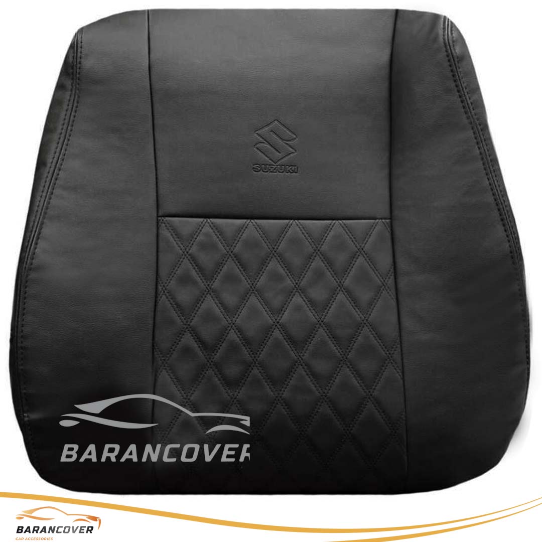 خانواده | خودرو | روکش صندلی روکش صندلی سوزوکی ویتارا چرم وسط گلدوزی رنگ مشکی