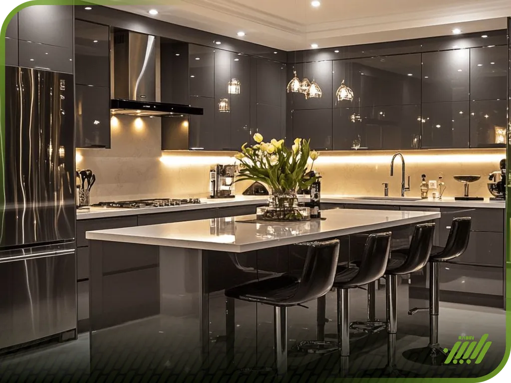 دکوراسیون | کابینت انواع کابینت های گلاس و ویژگیهای هر کدام برای آشپزخانه